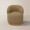 Swivel Chair with Plinth - Hearth & Hand™ with Magnolia - 2 of 4