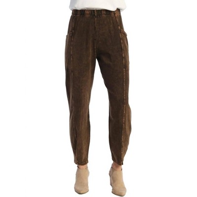 Women's Mineral Washed Cotton Lantern Pant - Jess & Jane