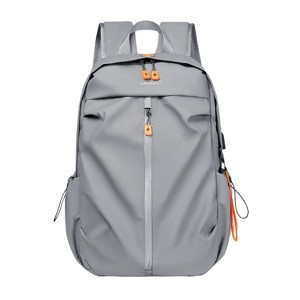 SAHARA - UrbanFlow — Slim USB Laptop Backpack - Laptops up to 16" - Gray - 1 of 4
