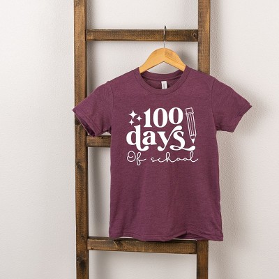The Juniper Shop 100 Days Of School Pencil Toddler Short Sleeve Tee