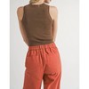 Women's Alexis Knit Tank Top - Sadie & Sage - 3 of 4