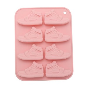 Unique Bargains Candy Mould 8-Cavity Sneaker Shoe Candy Mould Hand Wash 6.3"x4.96"x0.71" 1 Pc - 1 of 4