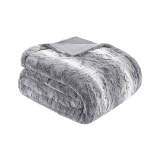 60"x70" Oversized Marselle Faux Fur Throw Blanket - Madison Park 