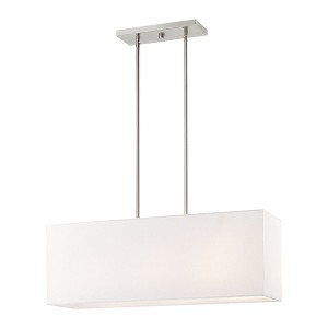 Livex Lighting Summit 3 - Light Chandelier in  Brushed Nickel - 1 of 4