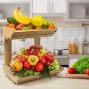 Sorbus Bamboo Basket, great Holder for Bread, Fruit and more - 2 of 4