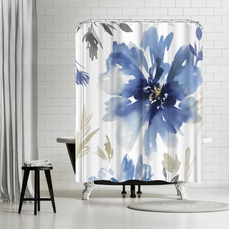Americanflat 71" x 74" Shower Curtain Style 8 by PI Creative Art - Available in Variety of Styles, 1 of 7