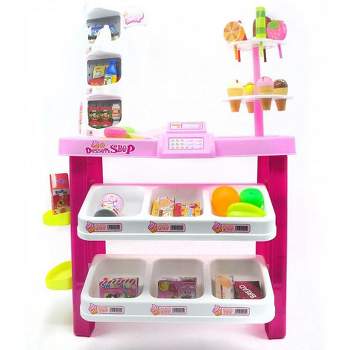 Insten Mini Modern Kitchen Playset With Refrigerator, Stove, Sink,  Microwave And Doll : Target