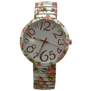 Olivia Pratt Floral Stretch Bold Numbers Women Watch - 1 of 4