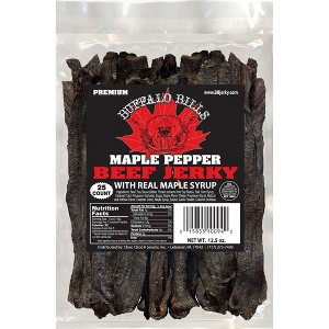 Buffalo Bills 12.5oz Premium Maple Pepper Beef Jerky Strips (25 beef jerky strips per bag) - 1 of 3