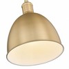 Sawyer Iron Pendant Light - 1 Bulb, Dimmable, Damp Rated, Modern Farmhouse Style - 2 of 4