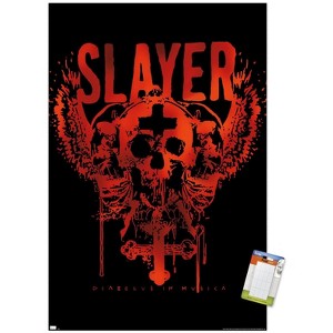 Trends International Slayer - Diabolus In Musica - Skull Unframed Wall Poster Prints - 1 of 4
