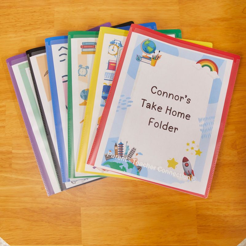 ECR4Kids 2-Pocket Parent-Teacher Classroom Communication Folder, 36-Piece Set, 6 of 11