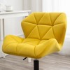CAVINAS Velvet Adjustable Swivel Office Chair,Diamond Tufted Desk Chair Comfy for Home Work Study Vanity - 4 of 4