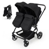 Side by Side Double Stroller for Twins, Lightweight Compact Foldable Baby Travel Stroller with High Landscape Seat - 3 of 4