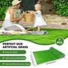 NAYSAYE Rug 3 Pack Artificial Grass 3.3FT by 10FT Realistic Synthetic Thick Turf for Garden Lawn, Green, 120"*39.6"*1.2" - 3 of 4