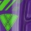 purple/green