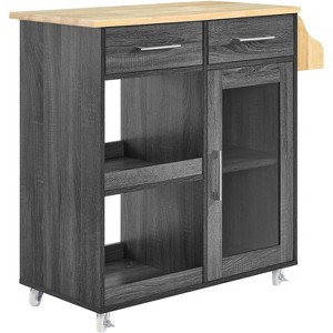 Modway Culinary Kitchen Cart With Spice Rack - 1 of 3