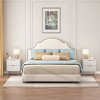 Resenkos 2 Drawer Bedroom Nightstand Set of 2 with Gold Metal Handle and Legs,  Bedside Table - 2 of 4