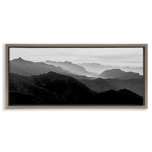 Stupell Industries Misty Sky Open Mountain Landscape, 25" x 11" - 1 of 4
