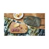 tagltd Brown Earth Marble Cutting Board - 12" x 7.5" Serving Board for Cheese & Summer Entertaining - Hand Wash Only - 2 of 2