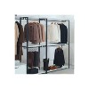 HomeStock Fiona White Freestanding Walk in Wood Closet System with Metal Frame - 2 of 4