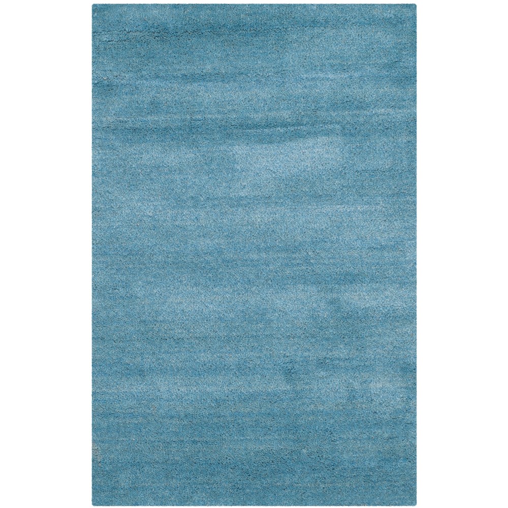 3'x5' Solid Tufted Accent Rug Blue - Safavieh