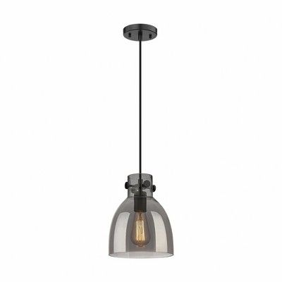 Newton Bell - 1 Light Pendant In Industrial Style-9.63 Inches Tall and 8 Inches Wide