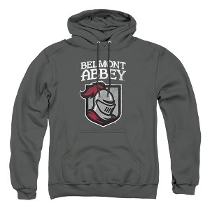 Belmont Abbey College Official Distressed Primary Logo Adult Pull-Over Hoodie - 1 of 4