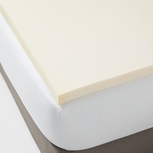 2" Performance Memory Foam Mattress Topper - Threshold - 1 of 3