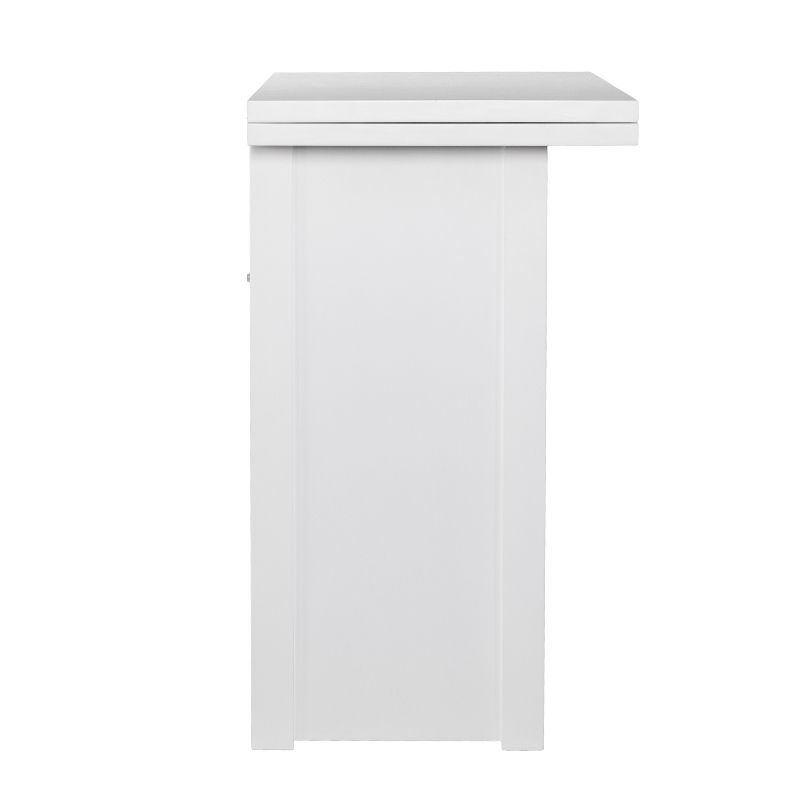 Klint Convertible Console To Extendable Dining Table White - Aiden Lane, 3 of 12