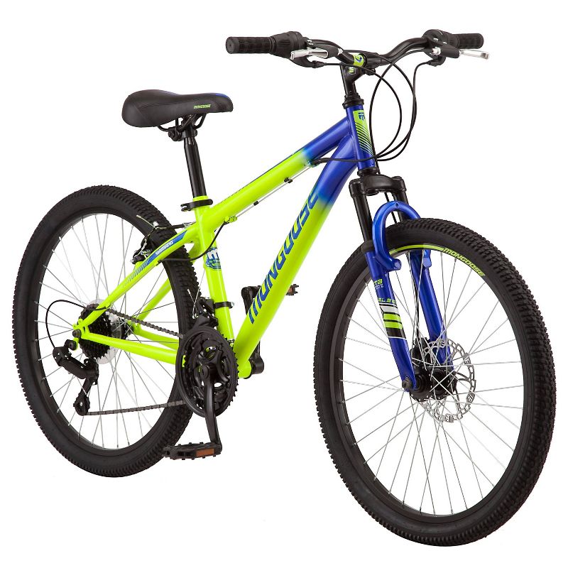 Mongoose Scepter 24&#34; Mountain Bike - Green/Blue, 1 of 10
