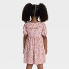 Toddler Girls' Short Sleeve Floral Woven Dress - Cat & Jack™ - 2 of 3