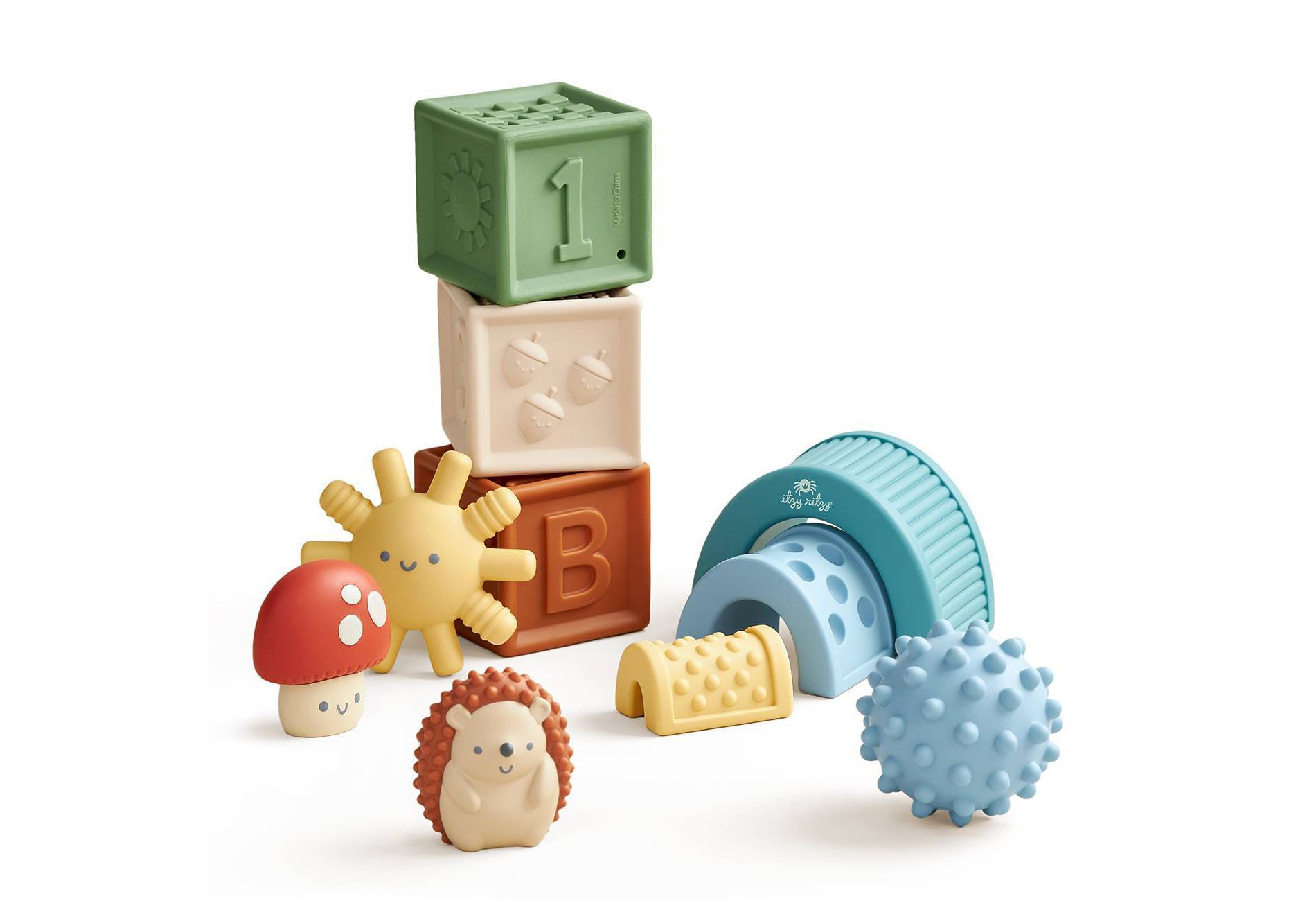 Itzy Ritzy Blocks Stacking Toy - 10pc