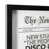 American Art Decor New York Daily Printed Glass Framed Wall Decor - 3 of 4