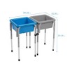 ECR4Kids 2-Station Sand and Water Adjustable Play Table - 2 of 4