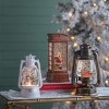 SEVOBAL Christmas Lantern with Snowman and Tree Spinning Accent Decor with 6 Hour Timer for Holiday Table Decor, Multicolored, 4.7"*4.7"*8.3" - 4 of 4