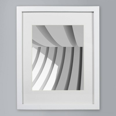 11x14 White Manufactured Wood Wall Picture Frame