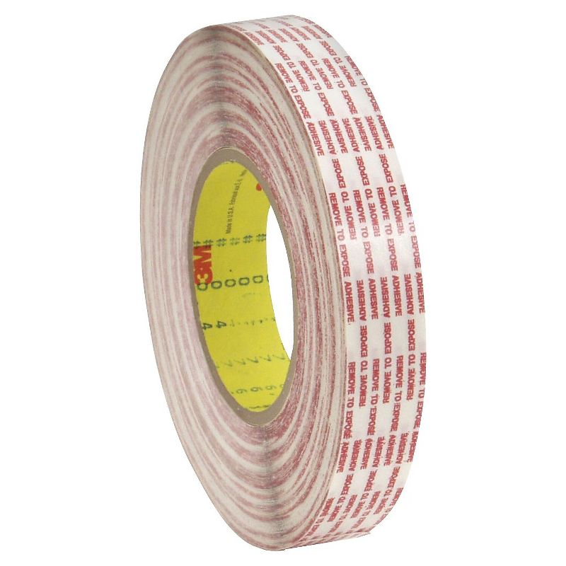 Scotch 3M 1/2" x 360 yds. Double Sided Extended Liner Tape 476XL Translucent 2/Pack T9634762PK, 1 of 2