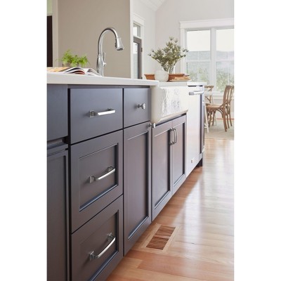 Polished Chrome Traditional Cabinet Drawer Pull with Mounting Hardware