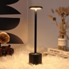 1PC Recharge Table Lamp, LED Cordless Desk Lamp,,Modern Cream Stepless Dimming for Restaurant/Bedroom/Bar/Camping/Coffee Shop Outdoor Light - 2 of 4