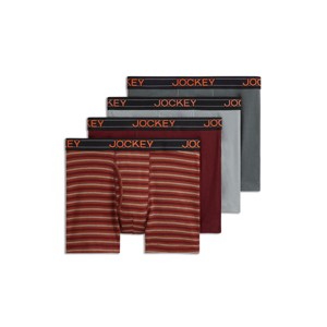 Jockey Men's Lightweight Cotton Blend 5" Boxer Brief - 4 Pack - 1 of 4