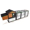 JUJABU Large Wooden Chicken Coop with Nesting Box, Waterproof for Backyard - 3 of 4