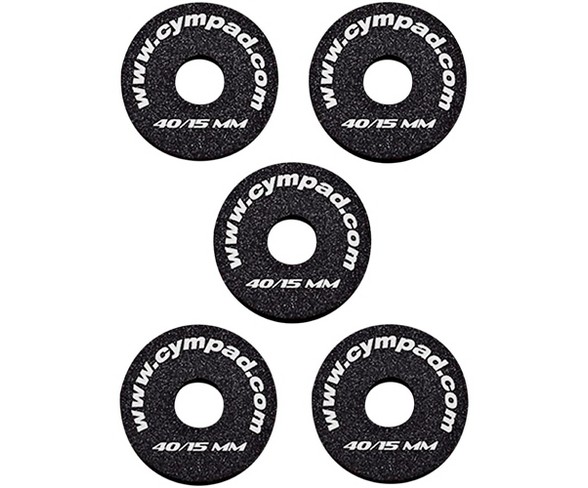 Cympad Optimizer 5-Piece Crash Set Black