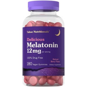 Tahoe Nutritionals by Carlyle Melatonin 12mg | 180 Gummies - 1 of 3