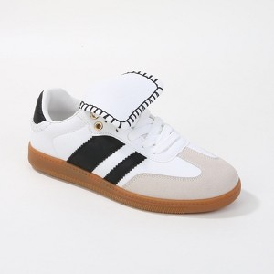 Berness Women's Luella2 Colorblock Stripe Sneakers with Oversized Tongue - 1 of 4