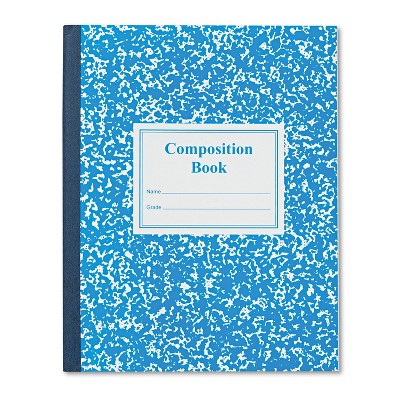 Roaring Spring Grade School Ruled Composition Book 9-3/4 x 7-3/4 Blue Cover 50 Pages 77921