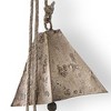 tag Pyramid Temple Bells with Jute Rope Swag Decorative Holiday Decor Antique Brass Gold 38.5 in H x 2.5 in L x 2.5 in W - 2 of 3