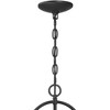 John Timberland Modern Outdoor Ceiling Light Hanging Black 15" Cylindrical Glass for Exterior House Porch Patio Deck - 3 of 4