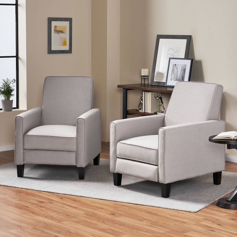 Set of 2 Darvis Contemporary Recliners - Christopher Knight Home, 3 of 9