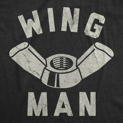 Мужские футболки Crazy Dog T-Shirts, Inc. Mens Funny T Shirts Wing Man Sarcastic Hardware Graphic Novelty Tee for Men - Crazy Dog Men's T Shirt For Mechanic Handyman Black S — фото 2